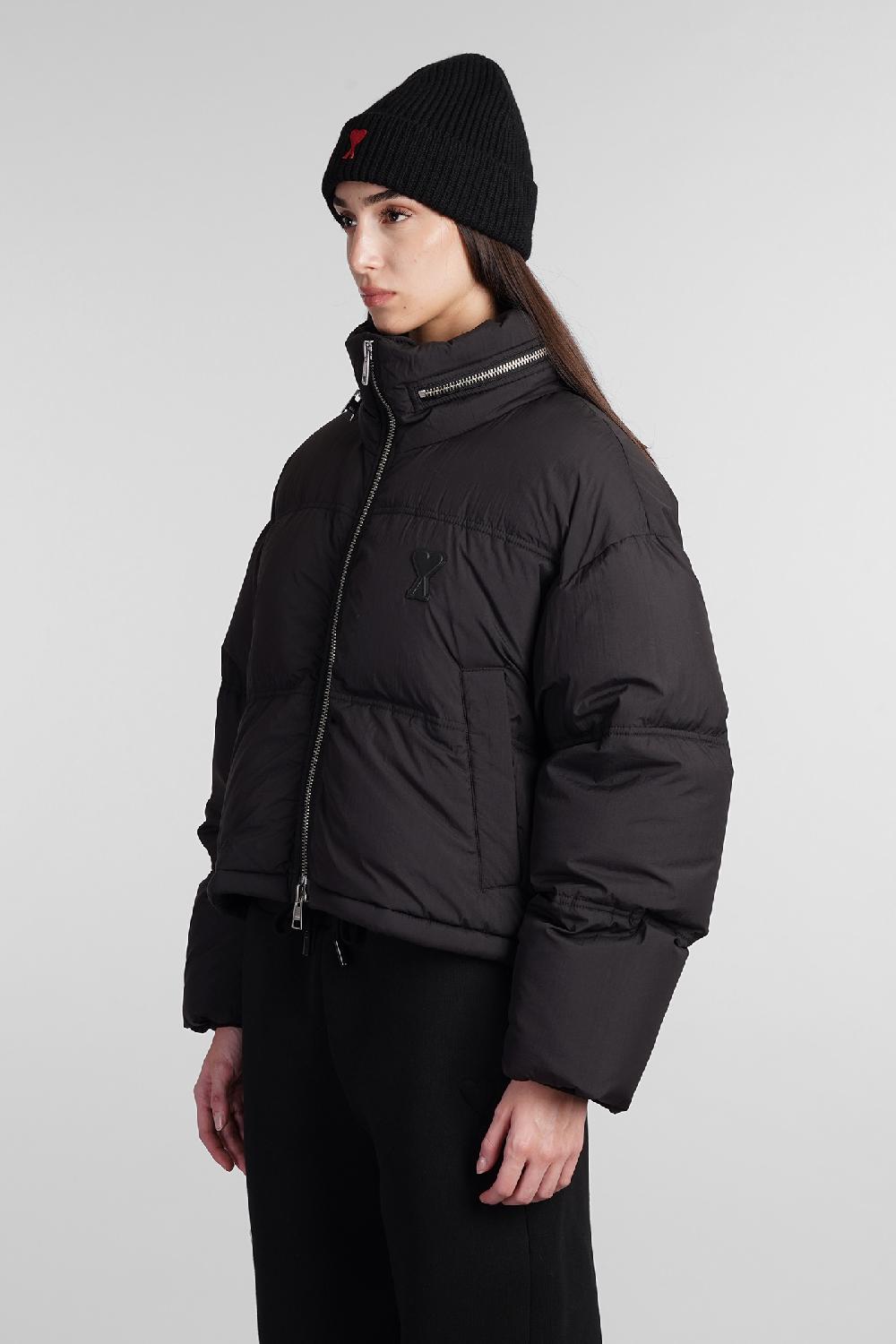 Deliberti Ami Paris Piumino in poliammide nera cod. 406932 - Deliberti The Luxury Shopping Spedizione Gratuita