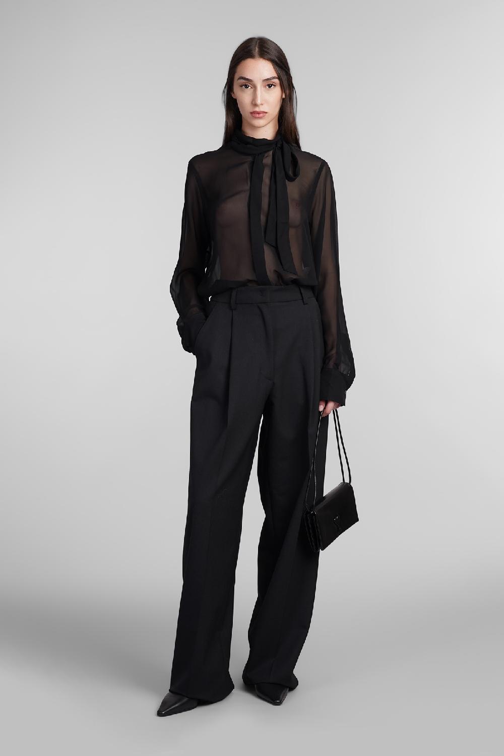 Deliberti Ami Paris Camicia in seta nera cod. 403273 - Deliberti The Luxury Shopping Novità