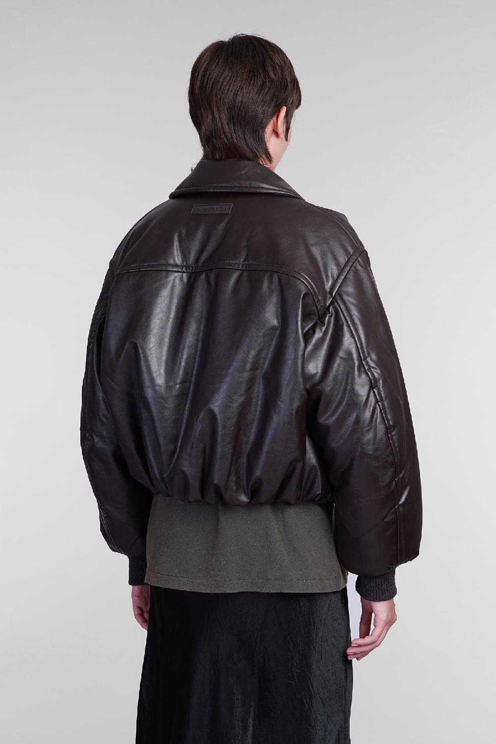 Deliberti Acne Studios Bomber in poliestere marrone cod. 405707 - Deliberti The Luxury Shopping Negozio