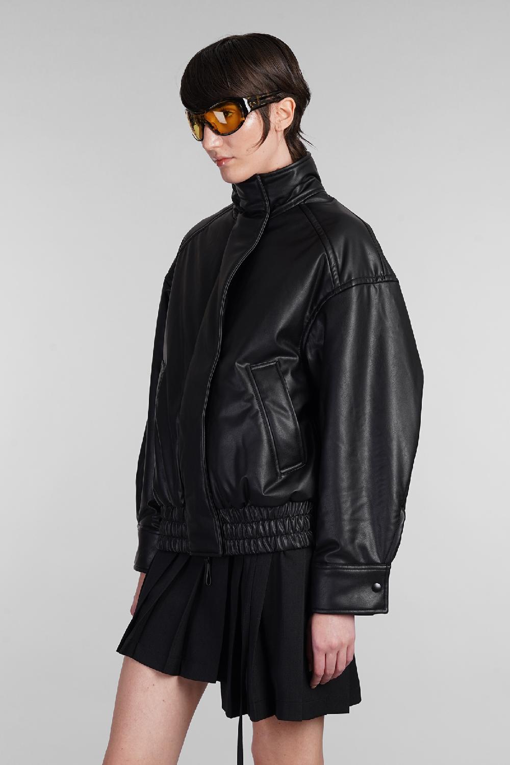Deliberti Acne Studios Bomber in poliestere nero cod. 403407 - Deliberti The Luxury Shopping 2025