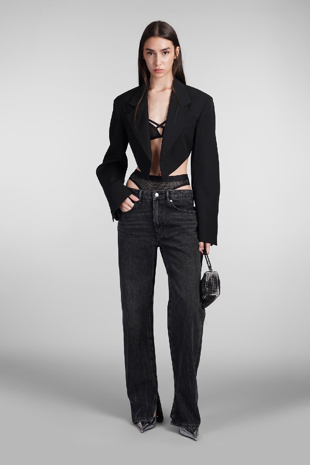 Deliberti Alexander Wang Jeans in cotone nero cod. 408656 - Deliberti The Luxury Shopping Italia