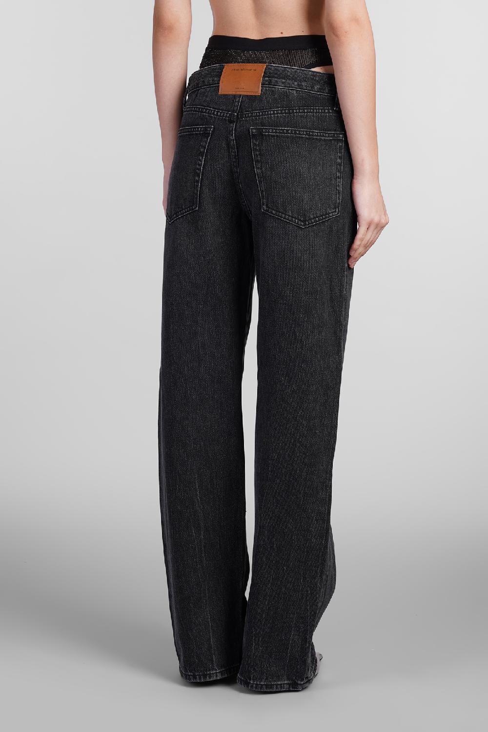 Deliberti Alexander Wang Jeans in cotone nero cod. 408656 - Deliberti The Luxury Shopping Italia