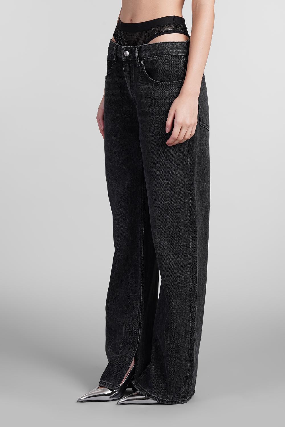 Deliberti Alexander Wang Jeans in cotone nero cod. 408656 - Deliberti The Luxury Shopping Italia