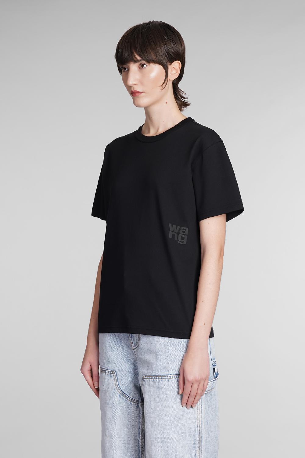 Deliberti Alexander Wang T-shirt in cotone nero cod. 391817 - Deliberti The Luxury Shopping Promozione Limitata