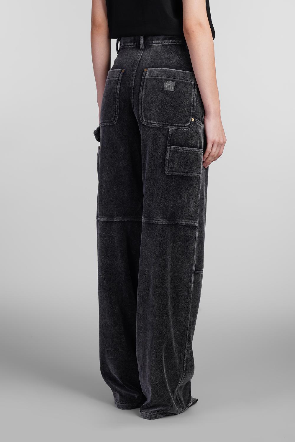 Deliberti Alexander Wang Pantalone in cotone nero cod. 408654 - Deliberti The Luxury Shopping In Linea