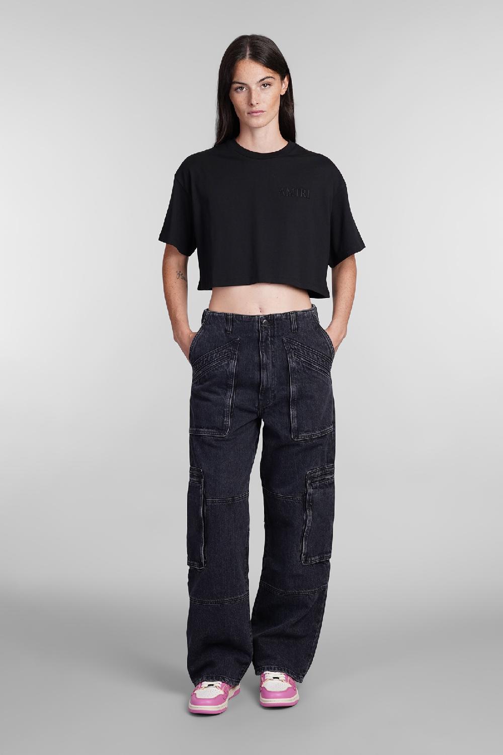 Deliberti Amiri T-shirt in cotone nero cod. 401272 - Deliberti The Luxury Shopping Affare Del Giorno