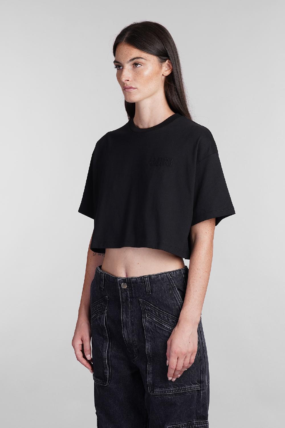 Deliberti Amiri T-shirt in cotone nero cod. 401272 - Deliberti The Luxury Shopping Affare Del Giorno