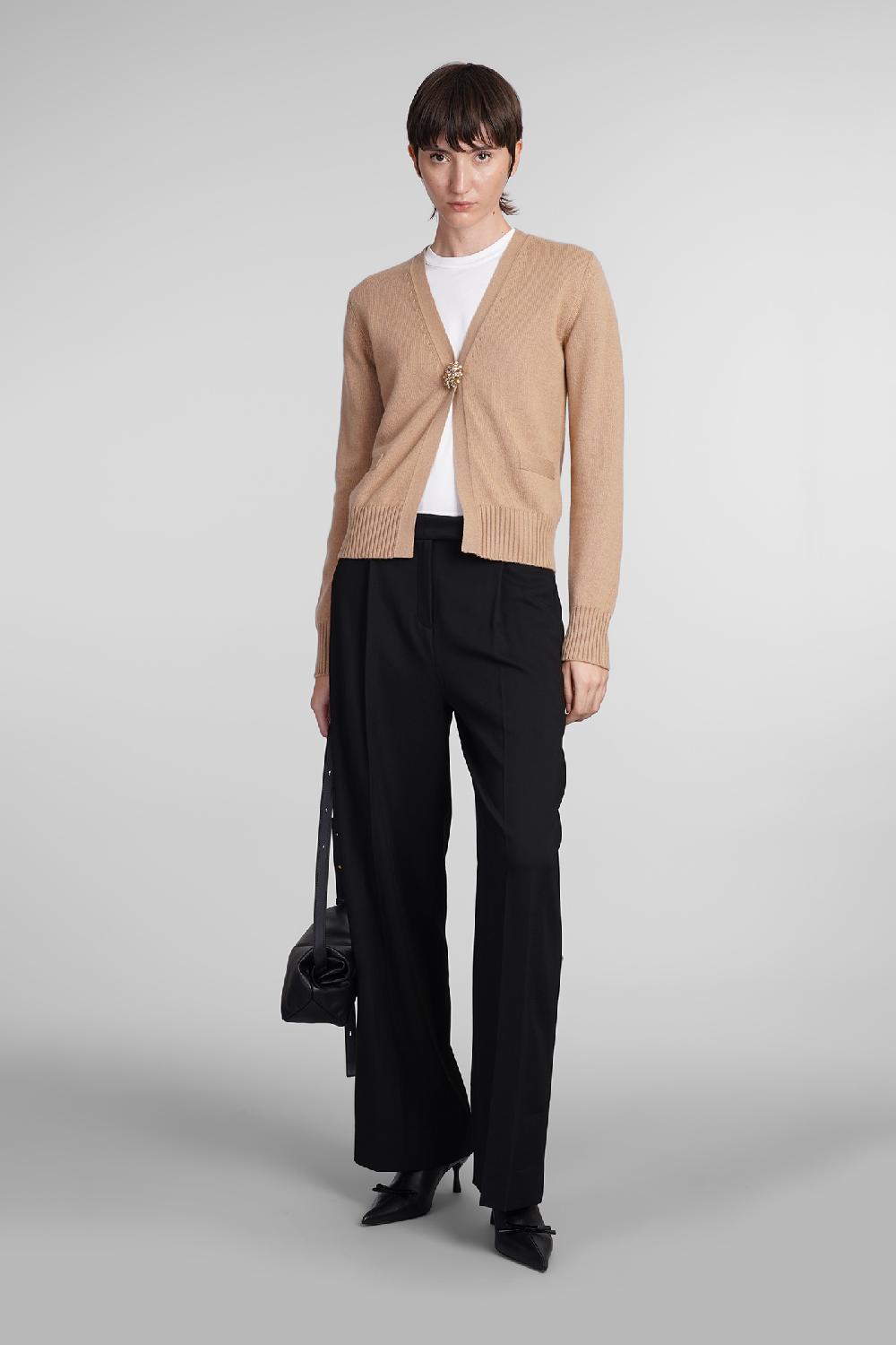Deliberti Blumarine Cardigan in lana beige cod. 406615 - Deliberti The Luxury Shopping In Saldo