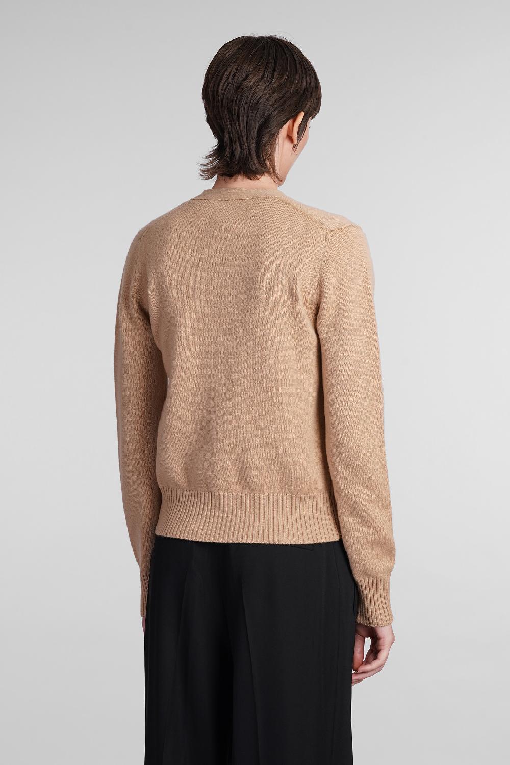 Deliberti Blumarine Cardigan in lana beige cod. 406615 - Deliberti The Luxury Shopping In Saldo