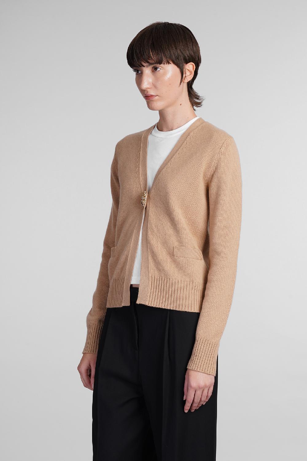 Deliberti Blumarine Cardigan in lana beige cod. 406615 - Deliberti The Luxury Shopping In Saldo