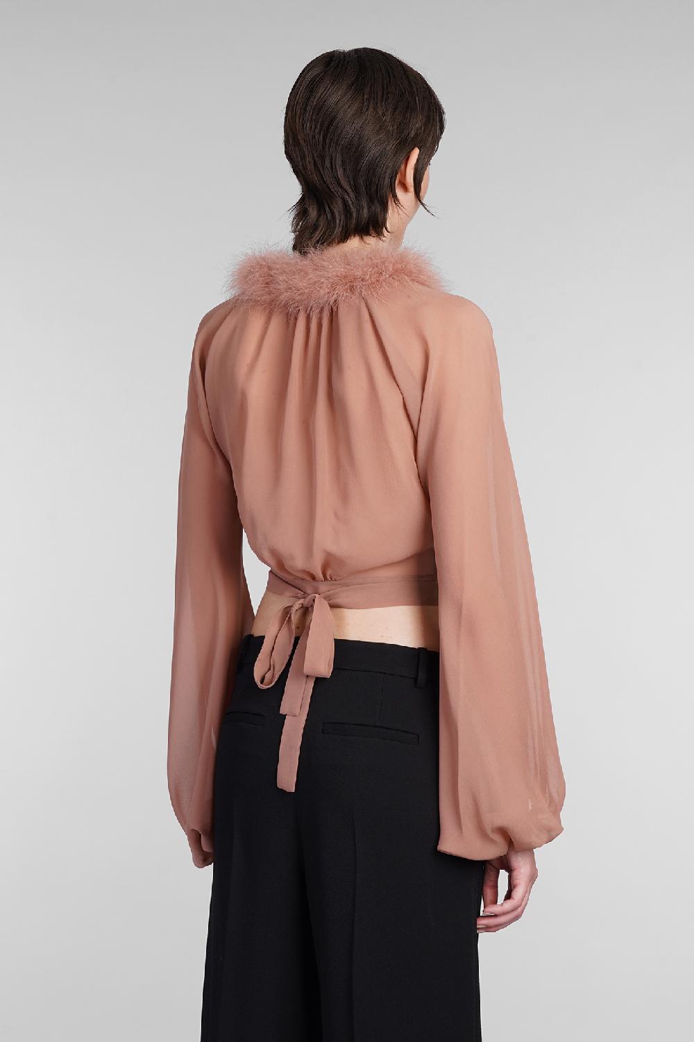 Deliberti Blumarine Blusa in seta rosa cod. 403548 - Deliberti The Luxury Shopping Moda
