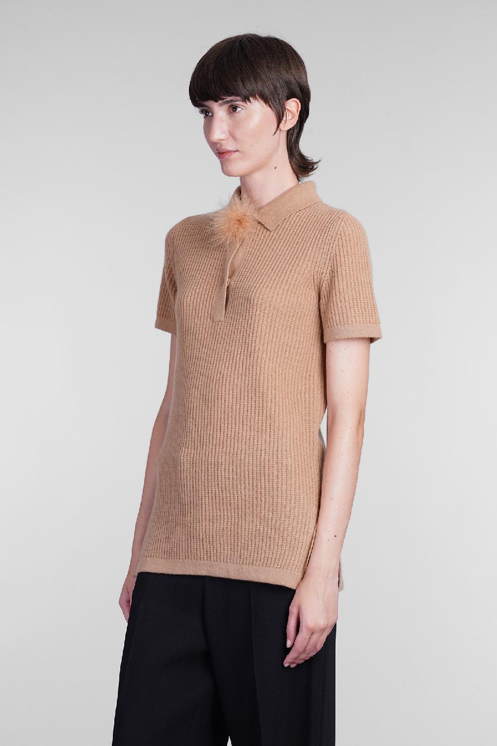 Deliberti Blumarine Polo in lana marrone cod. 403553 - Deliberti The Luxury Shopping 2025