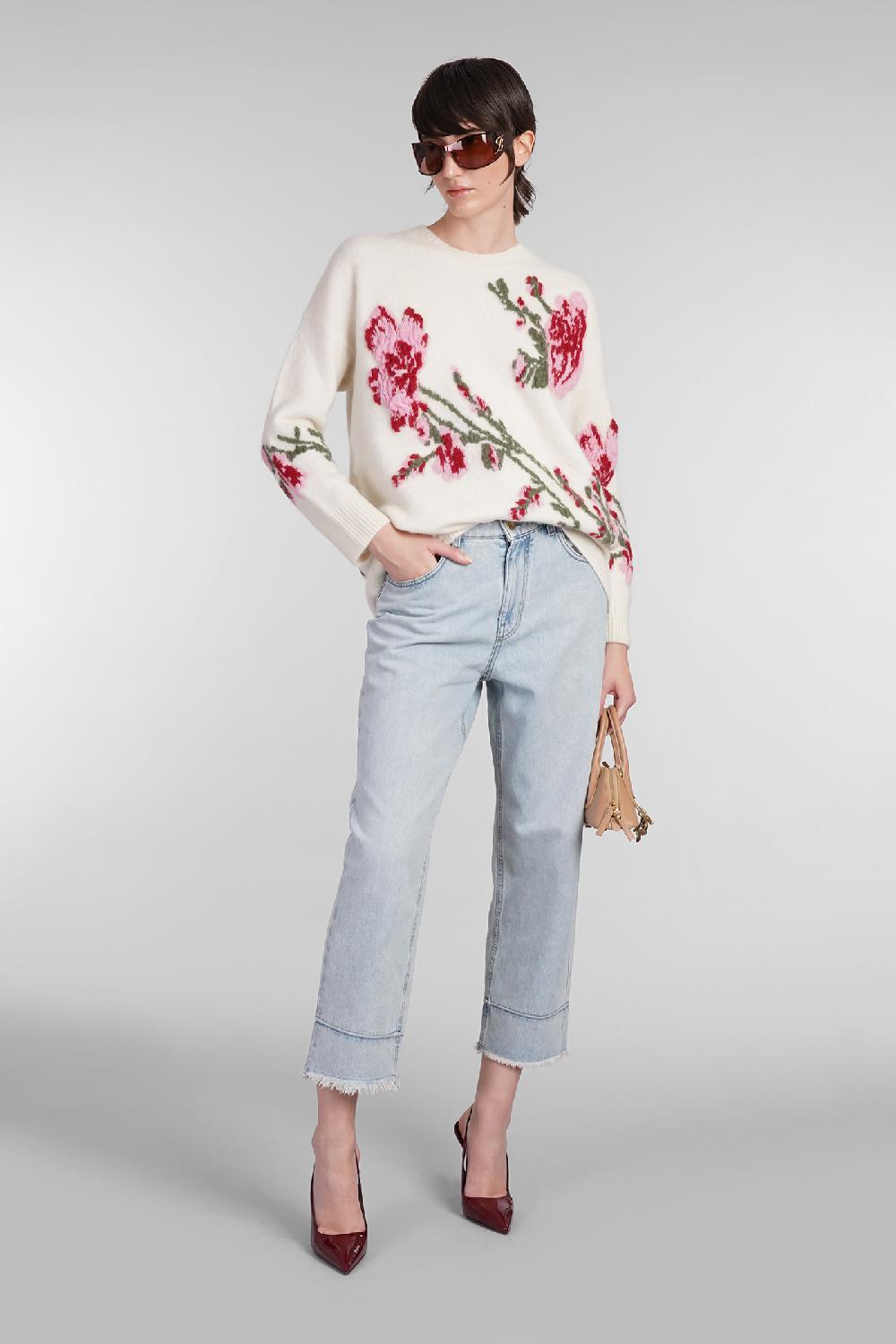 Deliberti Blumarine Jeans in cotone celeste cod. 403551 - Deliberti The Luxury Shopping Italia