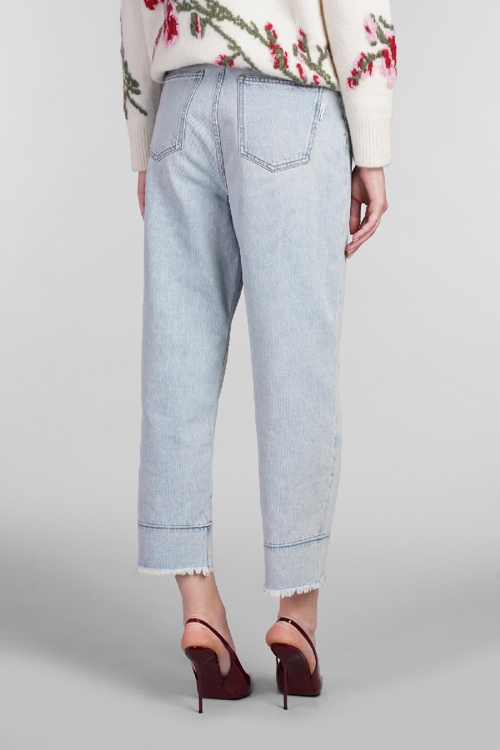 Deliberti Blumarine Jeans in cotone celeste cod. 403551 - Deliberti The Luxury Shopping Italia