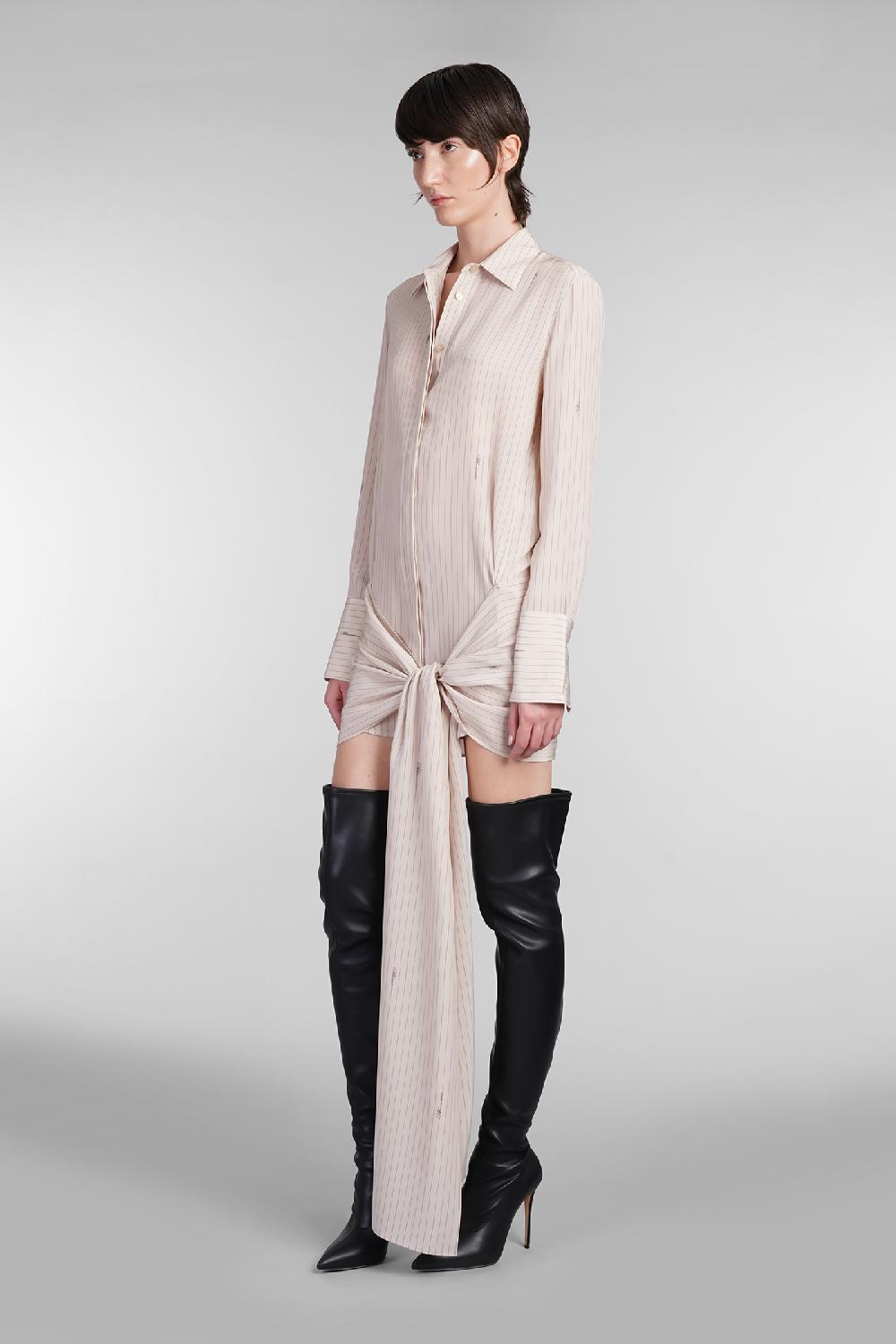 Deliberti Blumarine Abito in seta beige cod. 403547 - Deliberti The Luxury Shopping Nuovo
