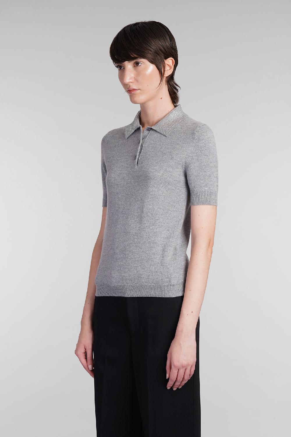 Deliberti Blumarine Polo in lana grigia cod. 403554 - Deliberti The Luxury Shopping Qualità