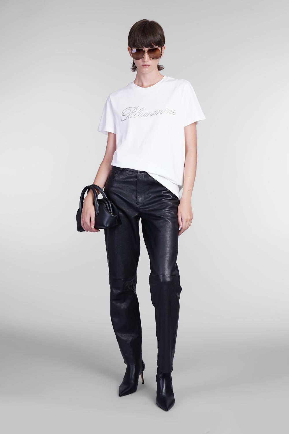 Deliberti Blumarine T-shirt in cotone bianco cod. 403559 - Deliberti The Luxury Shopping Promozione
