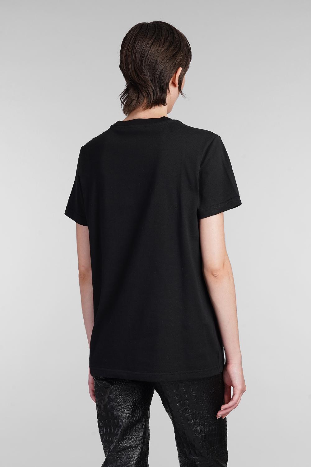 Deliberti Blumarine T-shirt in cotone nero cod. 403560 - Deliberti The Luxury Shopping Spedizione Gratuita