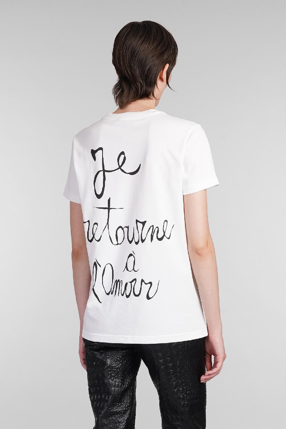 Deliberti Blumarine T-shirt in cotone bianco cod. 403561 - Deliberti The Luxury Shopping Pezzi Unici