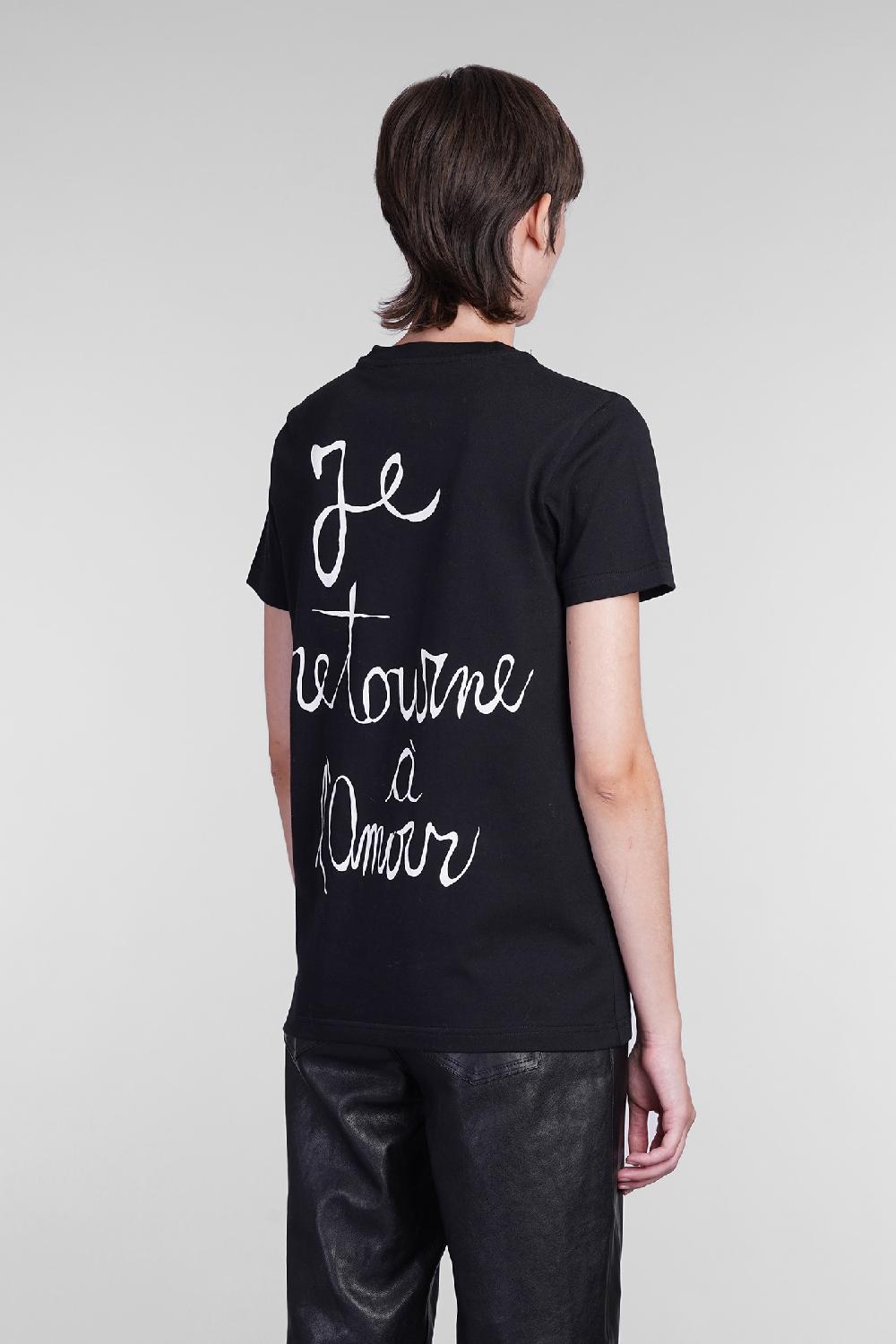 Deliberti Blumarine T-shirt in cotone nero cod. 403562 - Deliberti The Luxury Shopping Soddisfazione Garantita