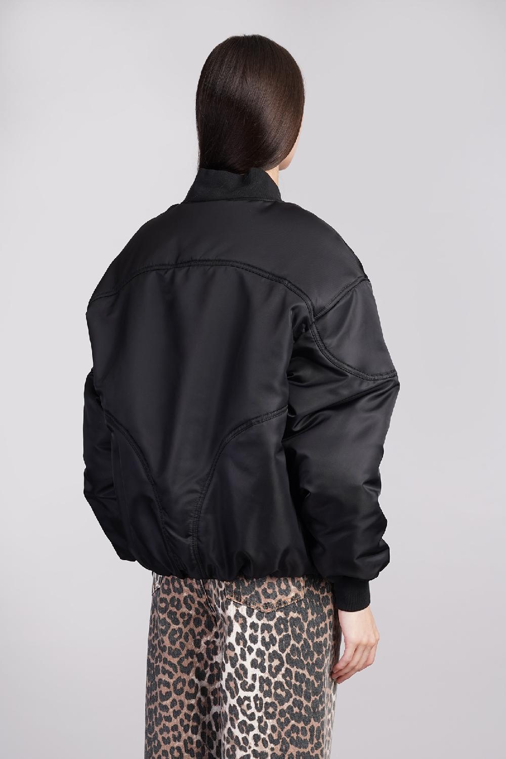 Deliberti Bacon Bomber in poliammide nera cod. 407803 - Deliberti The Luxury Shopping Qualità Garantita
