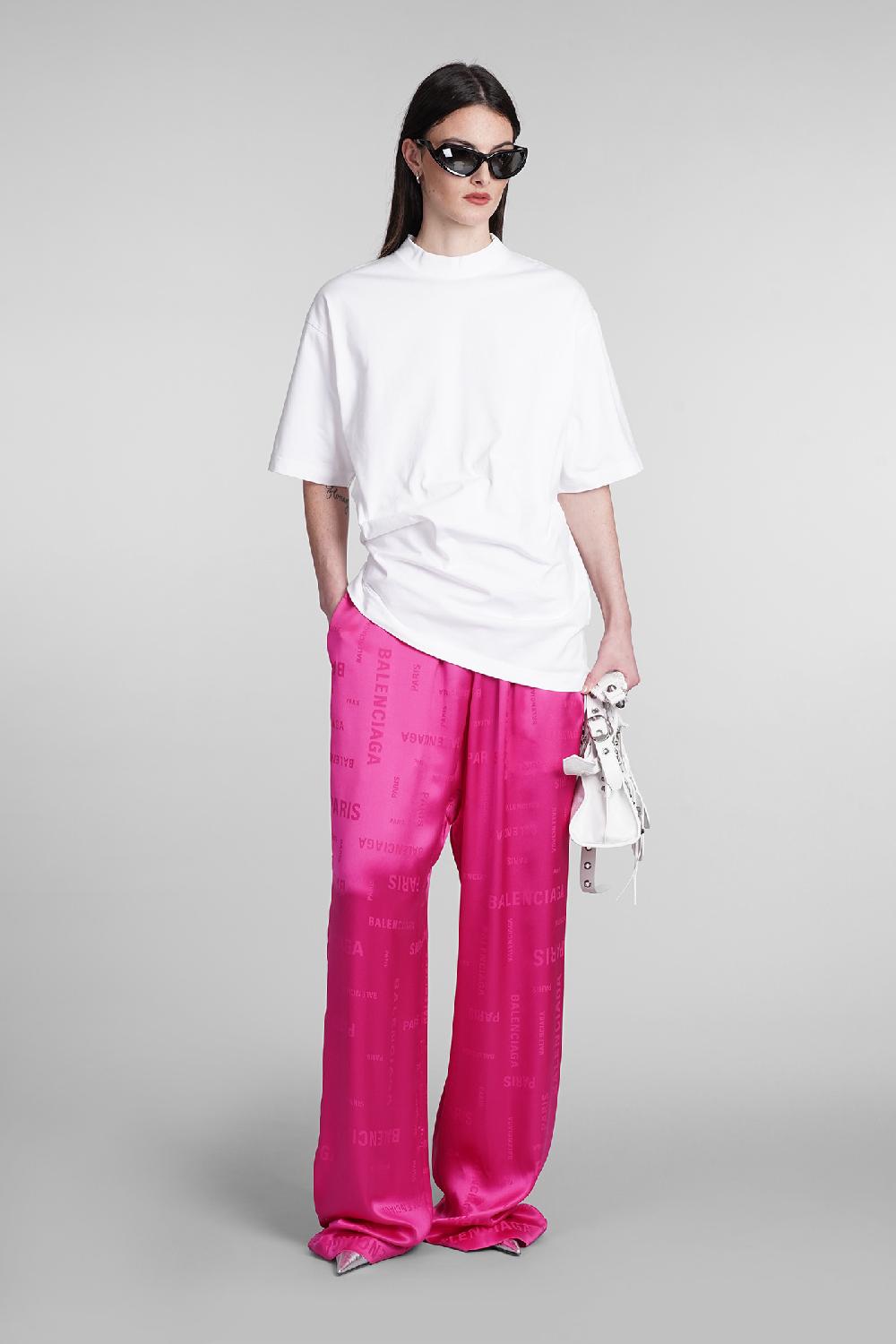 Deliberti Balenciaga T-shirt in cotone bianco cod. 394992 - Deliberti The Luxury Shopping Promozione Limitata