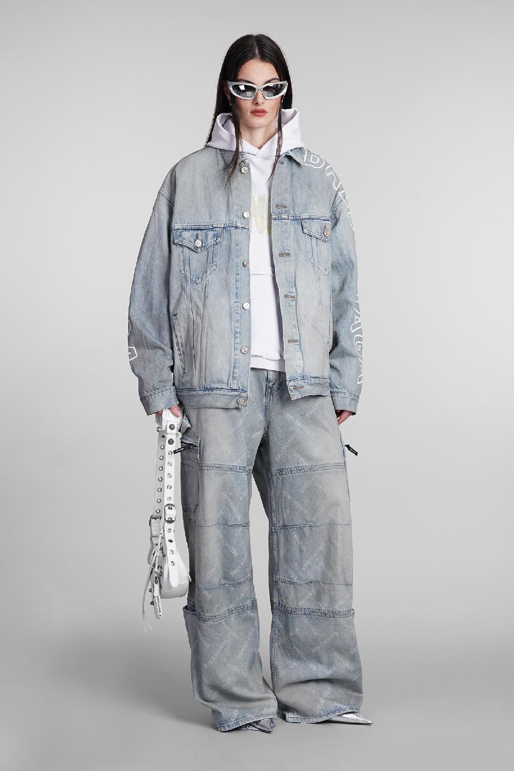 Deliberti Balenciaga Giacche denim in cotone blu cod. 395006 - Deliberti The Luxury Shopping Sottocosto