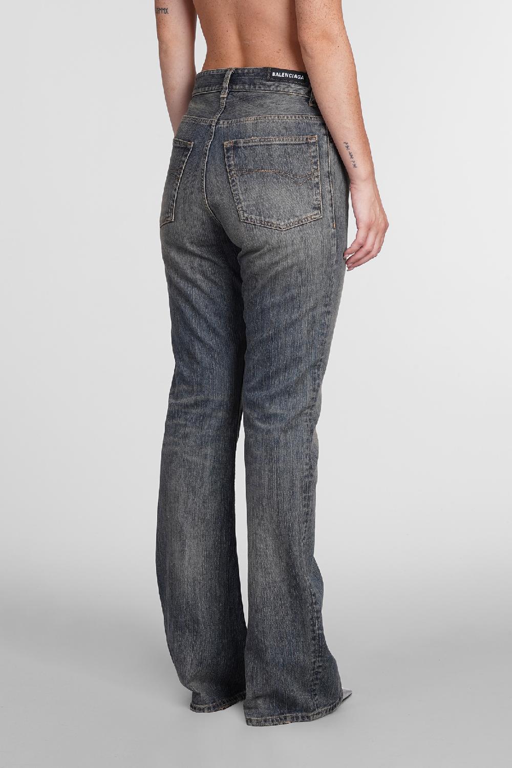 Deliberti Balenciaga Jeans in cotone blu cod. 386192 - Deliberti The Luxury Shopping Convenienza