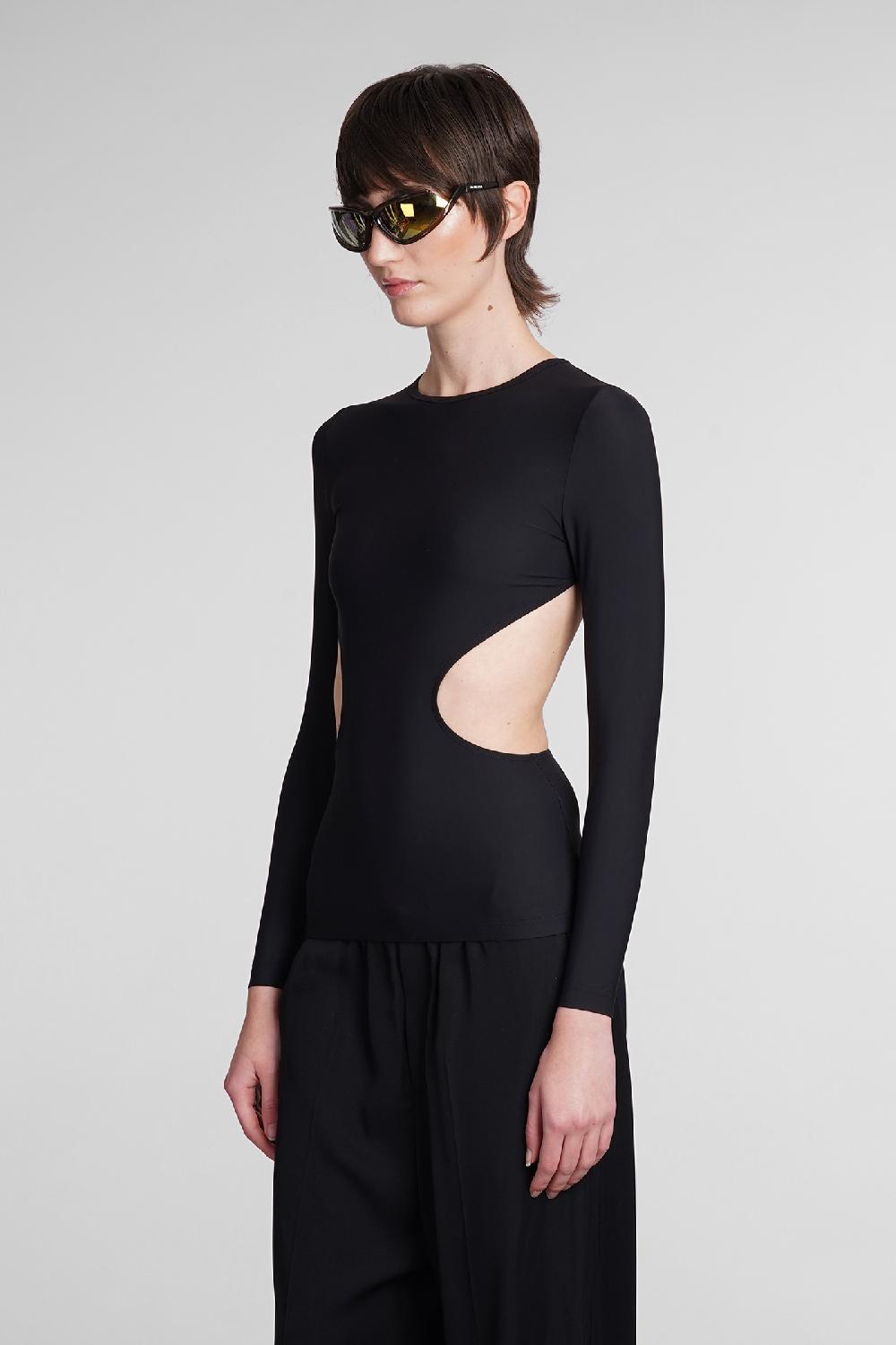 Deliberti Balenciaga Topwear in nylon nero cod. 398894 - Deliberti The Luxury Shopping Outlet