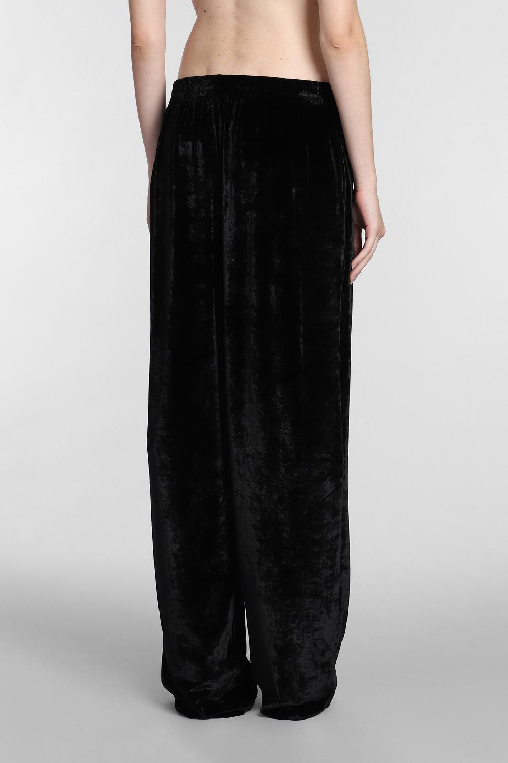 Deliberti Balenciaga Pantalone in viscosa nera cod. 381732 - Deliberti The Luxury Shopping In Vendita