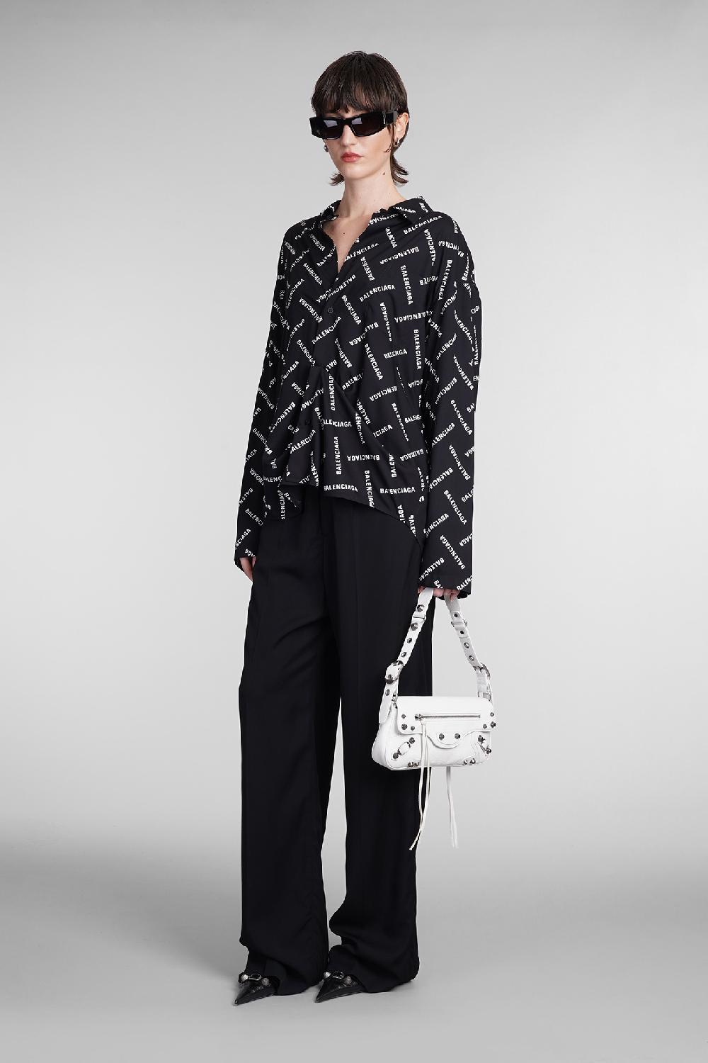 Deliberti Balenciaga Camicia in viscosa nera cod. 393396 - Deliberti The Luxury Shopping Offerte