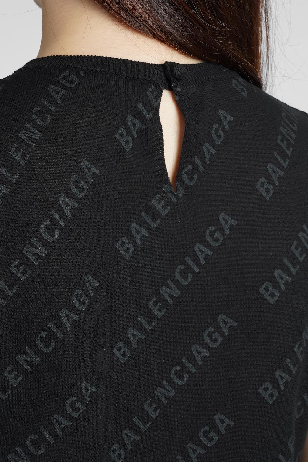 Deliberti Balenciaga Maglia in cotone nero cod. 383711 - Deliberti The Luxury Shopping Hotsell