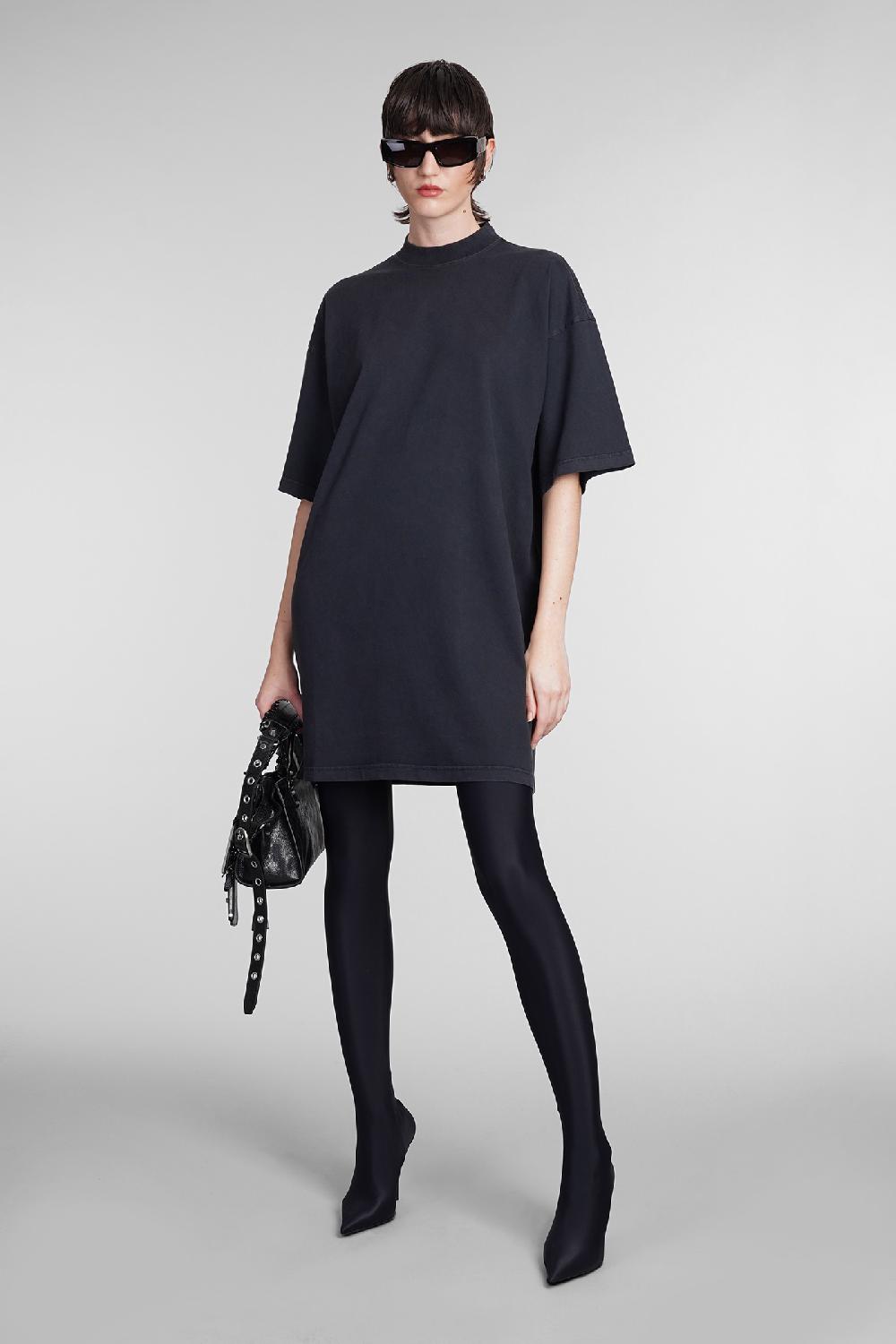 Deliberti Balenciaga Abito in cotone nero cod. 393400 - Deliberti The Luxury Shopping Vendita Economica