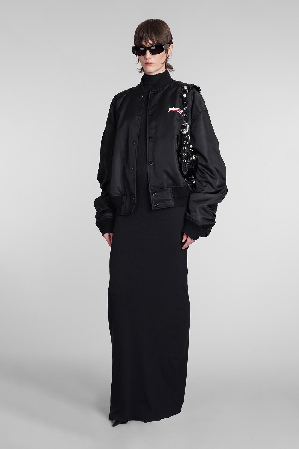 Deliberti Balenciaga Bomber in poliammide nera cod. 398345 - Deliberti The Luxury Shopping Saldi Di Fabbrica
