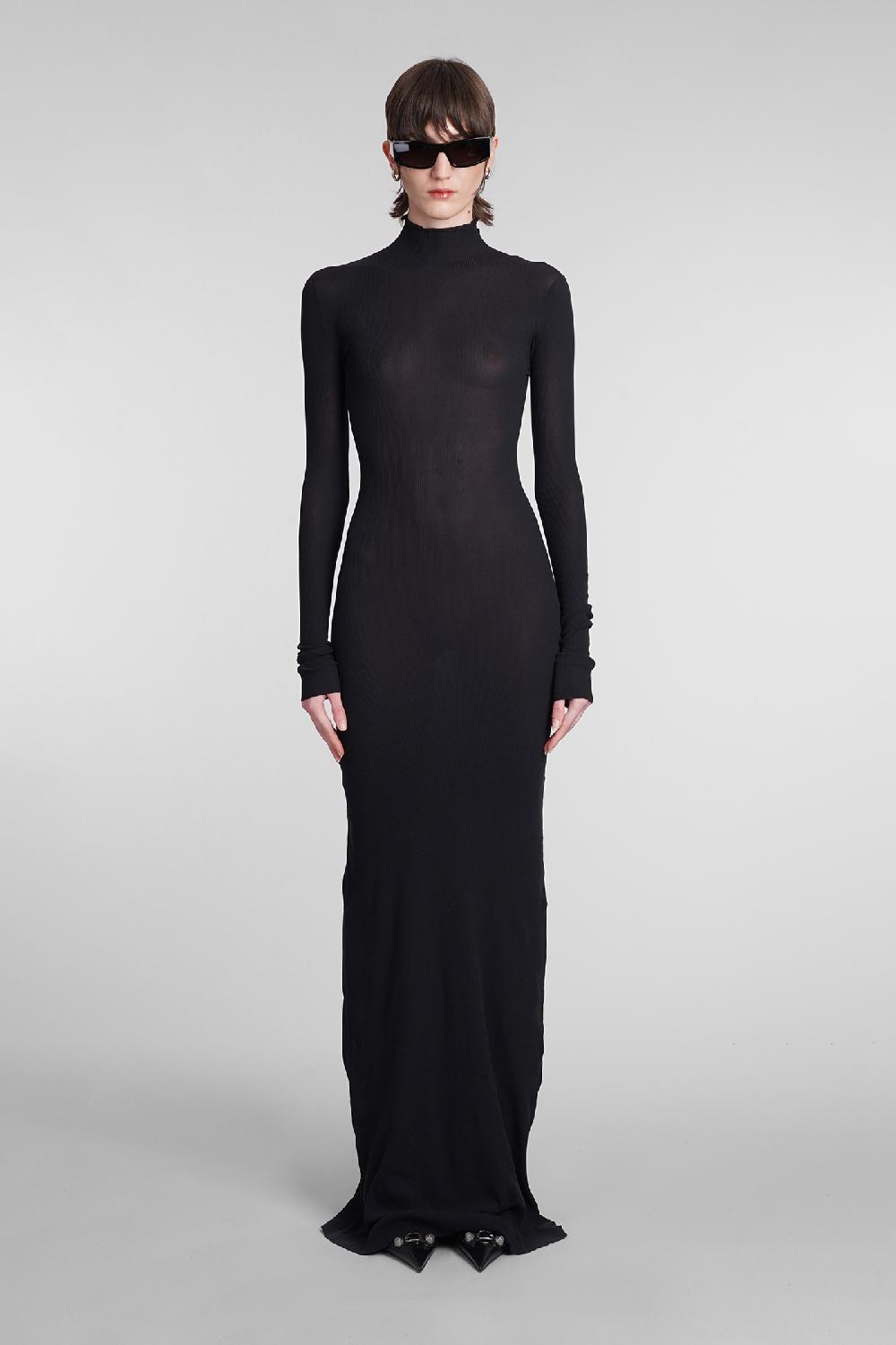 Deliberti Balenciaga Abito in poliammide nera cod. 398344 - Deliberti The Luxury Shopping