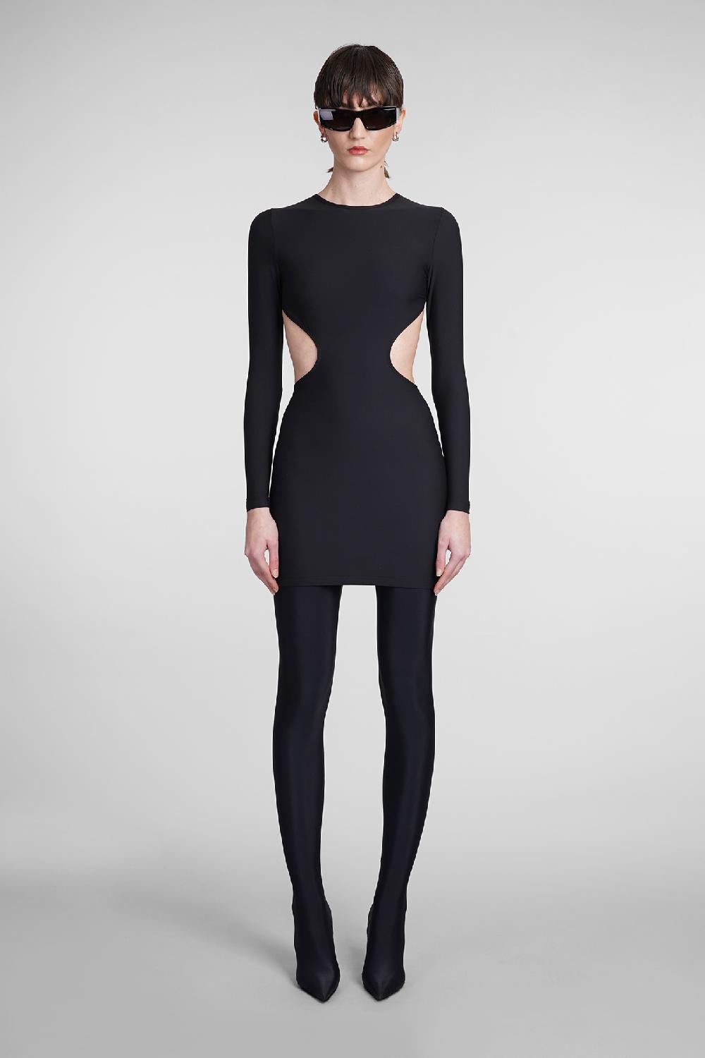 Deliberti Balenciaga Abito in poliammide nera cod. 394993 - Deliberti The Luxury Shopping