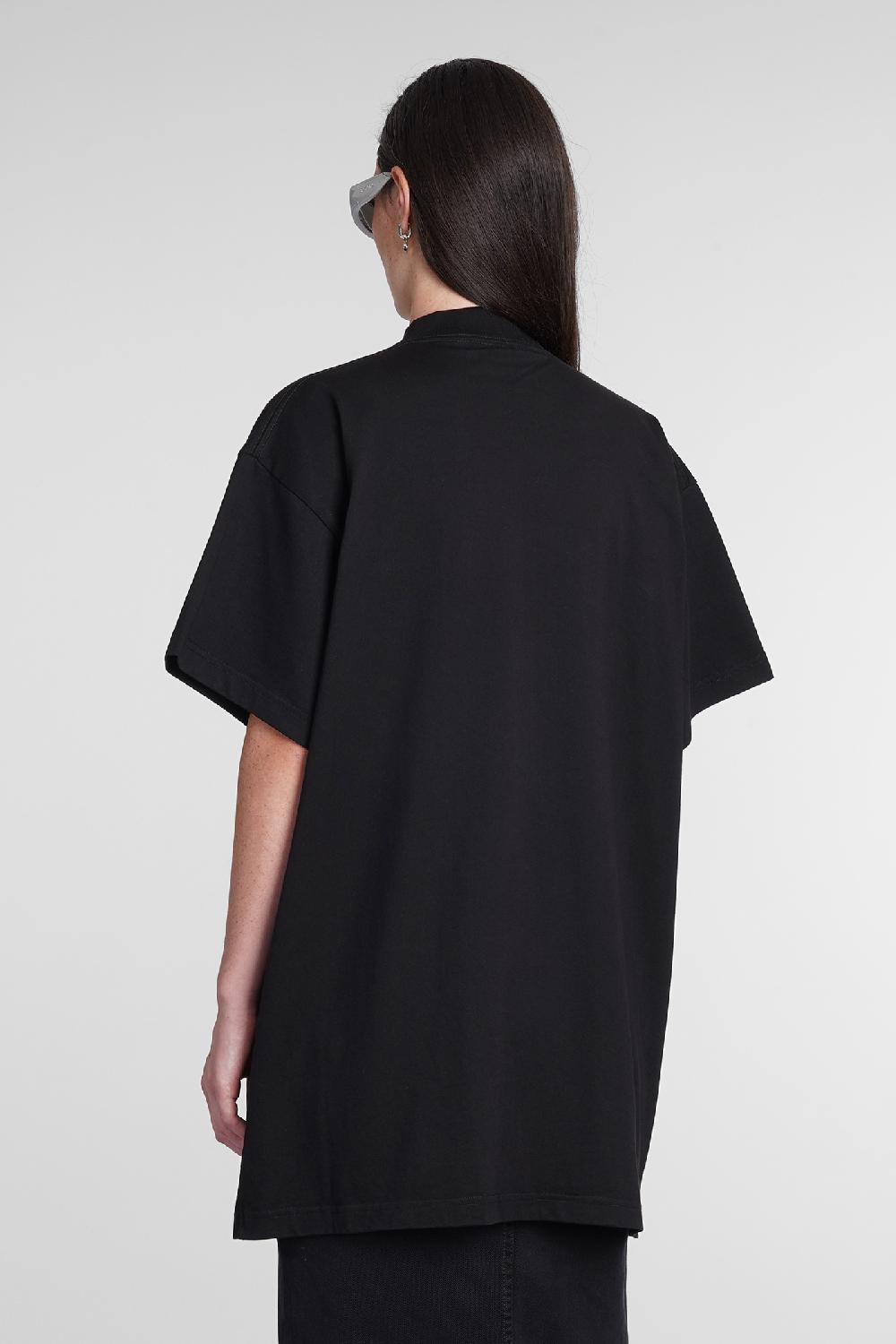 Deliberti Balenciaga T-shirt in cotone nero cod. 386203 - Deliberti The Luxury Shopping 2025