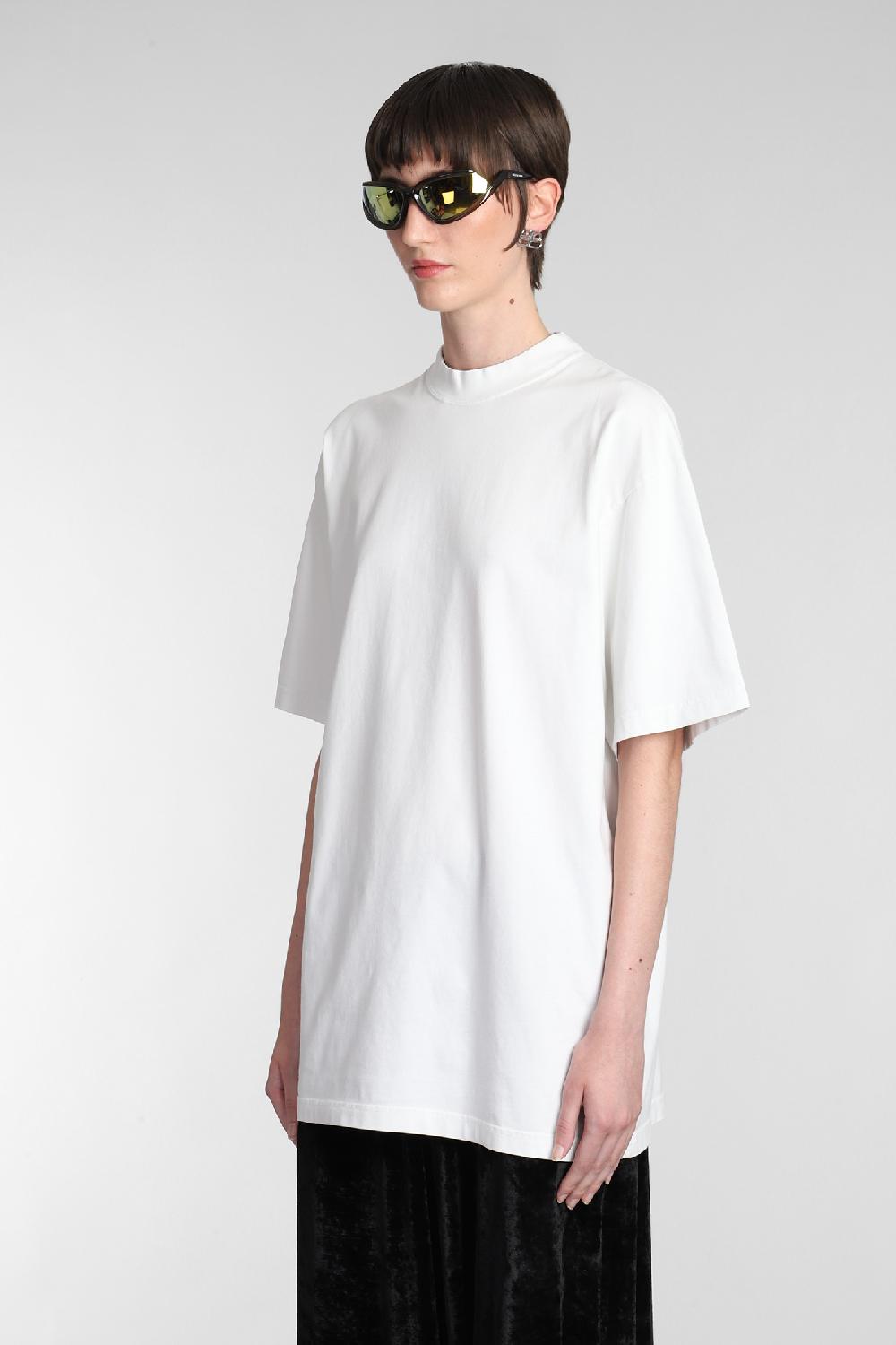Deliberti Balenciaga T-shirt in cotone bianco cod. 381735 - Deliberti The Luxury Shopping 2025