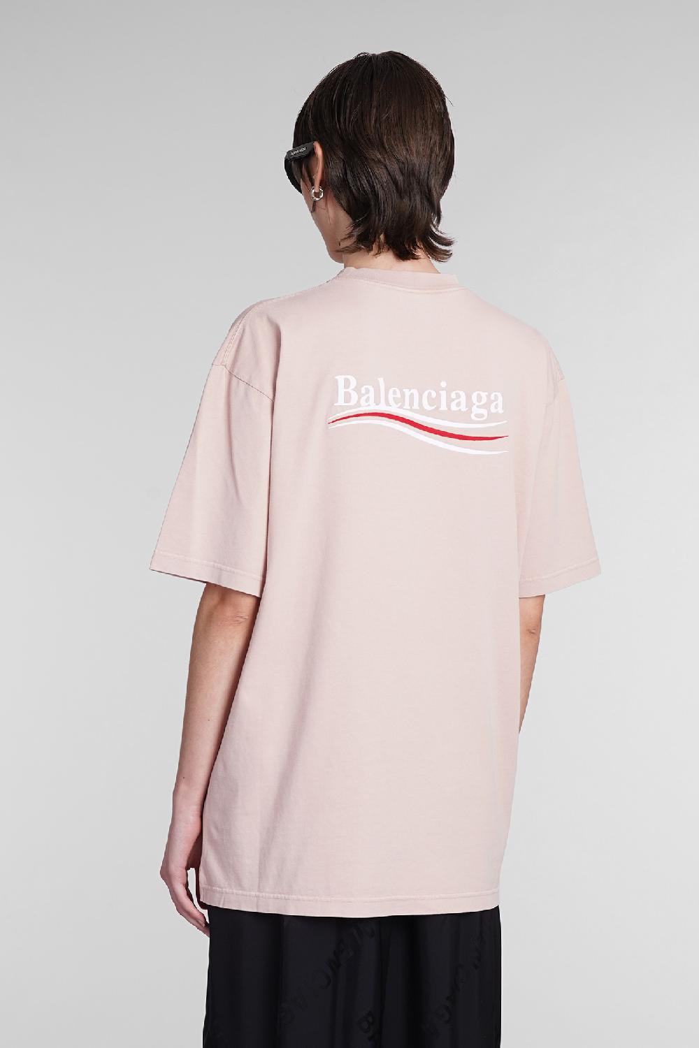Deliberti Balenciaga T-shirt in cotone rosa cod. 393397 - Deliberti The Luxury Shopping Vendita