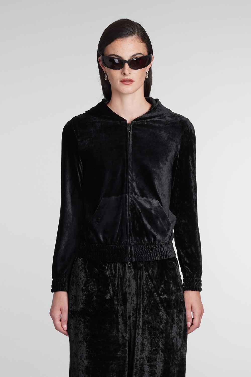 Deliberti Balenciaga Felpa in viscosa nera cod. 386190 - Deliberti The Luxury Shopping