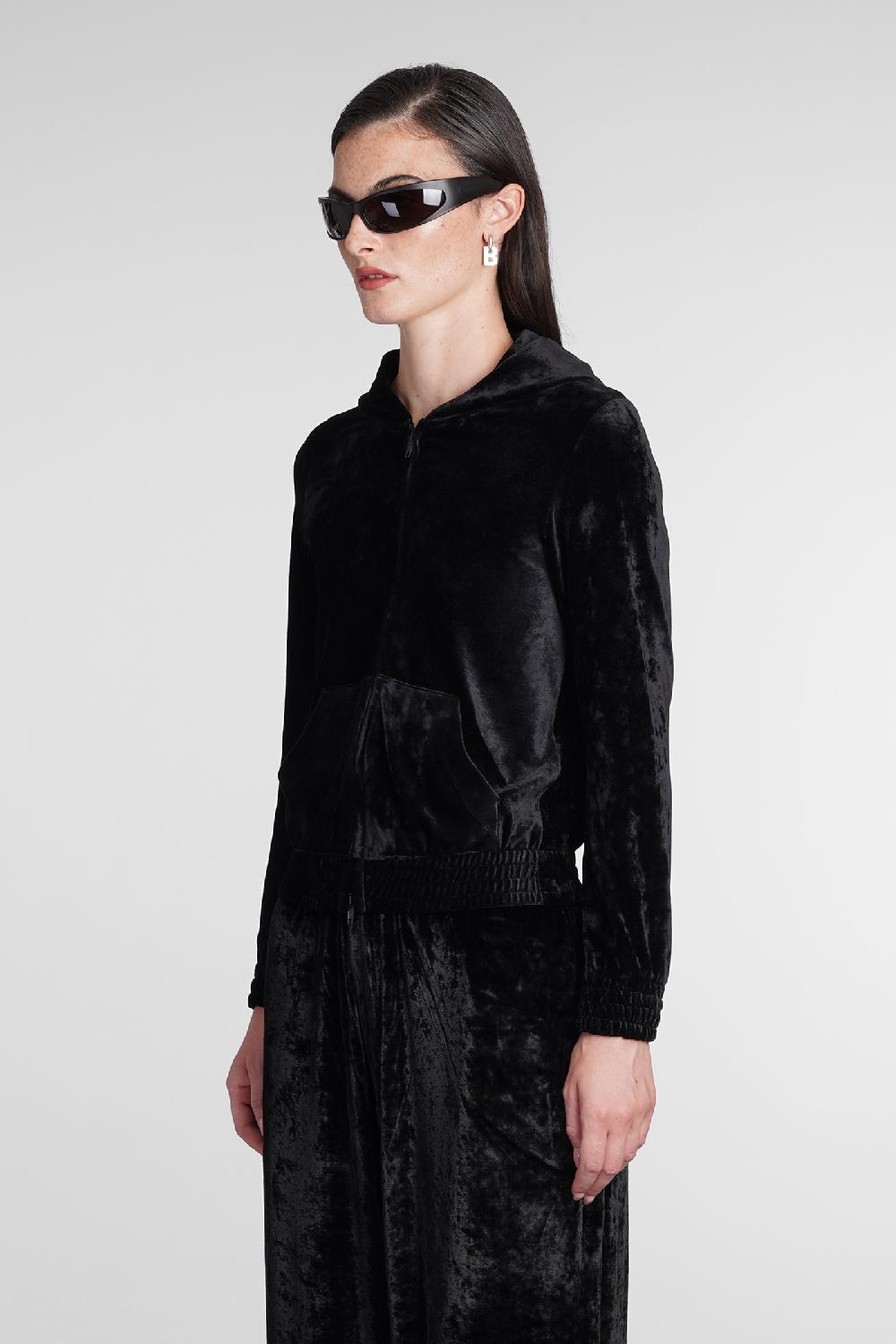 Deliberti Balenciaga Felpa in viscosa nera cod. 386190 - Deliberti The Luxury Shopping Pezzi Unici