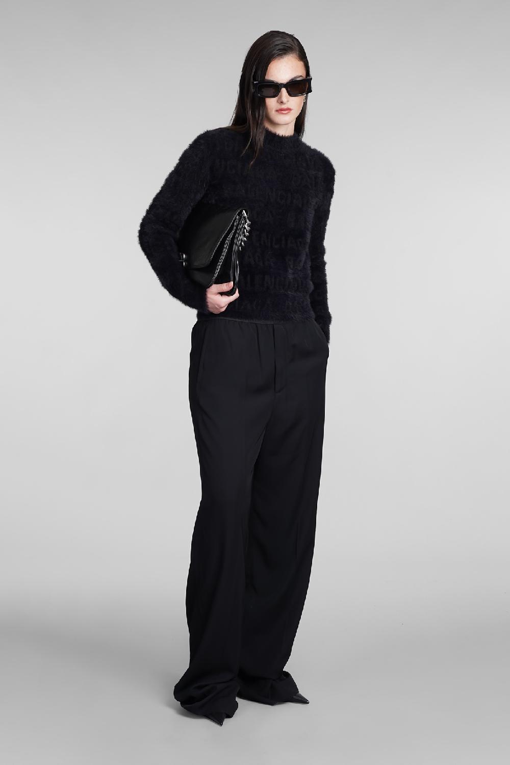 Deliberti Balenciaga Maglia in lana nera cod. 390877 - Deliberti The Luxury Shopping Negozi Online