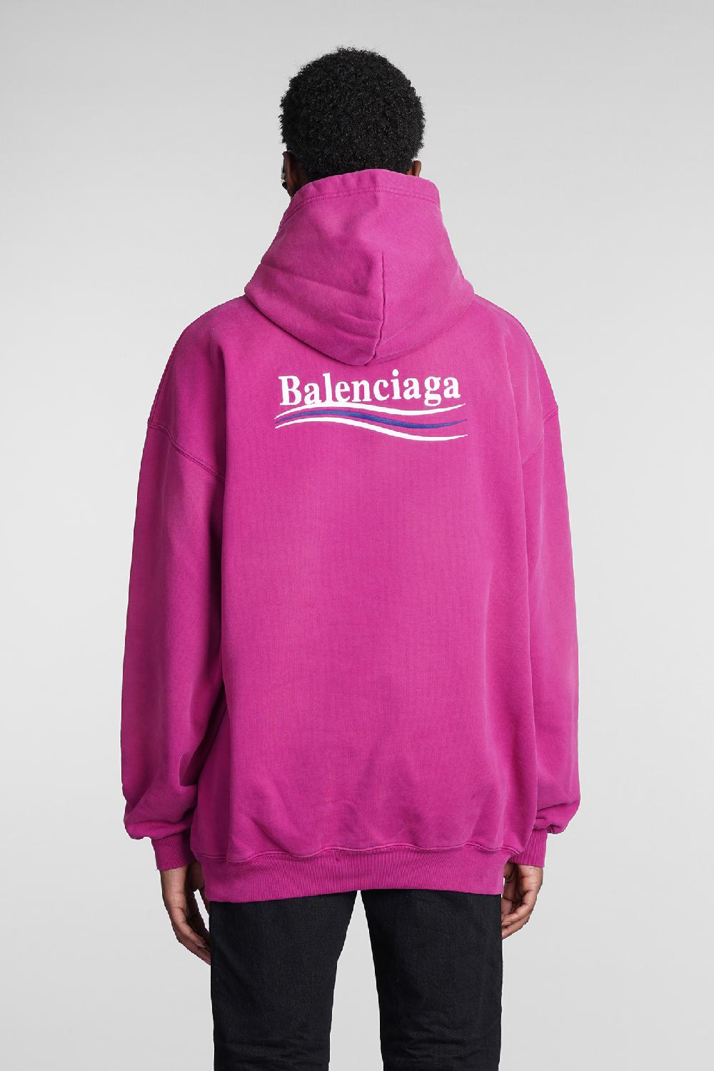 Deliberti Balenciaga Felpa in cotone rosa cod. 354291 - Deliberti The Luxury Shopping Promozione Limitata