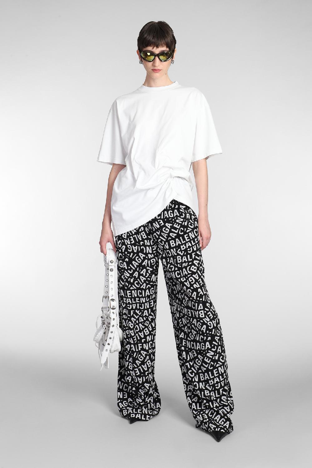 Deliberti Balenciaga T-shirt in cotone bianco cod. 381738 - Deliberti The Luxury Shopping Prezzo Ridotto
