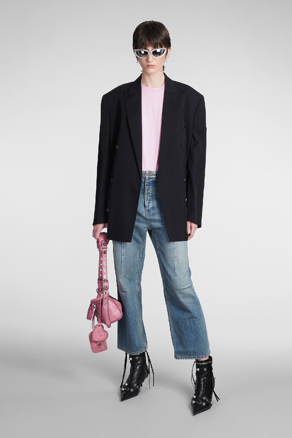Deliberti Balenciaga T-shirt in cotone rosa cod. 375667 - Deliberti The Luxury Shopping Sottocosto