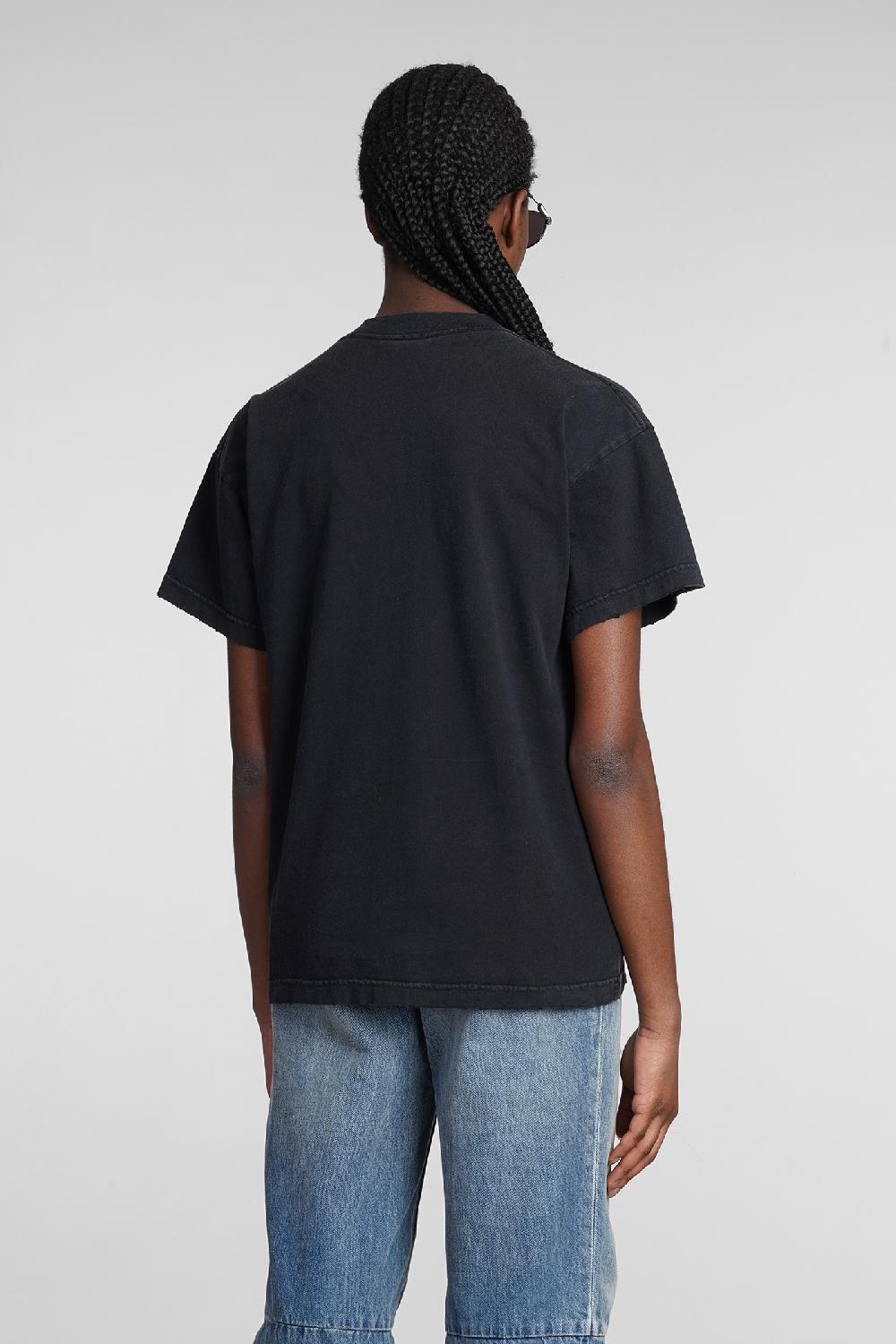Deliberti Balenciaga T-shirt in cotone nero cod. 362937 - Deliberti The Luxury Shopping Presa
