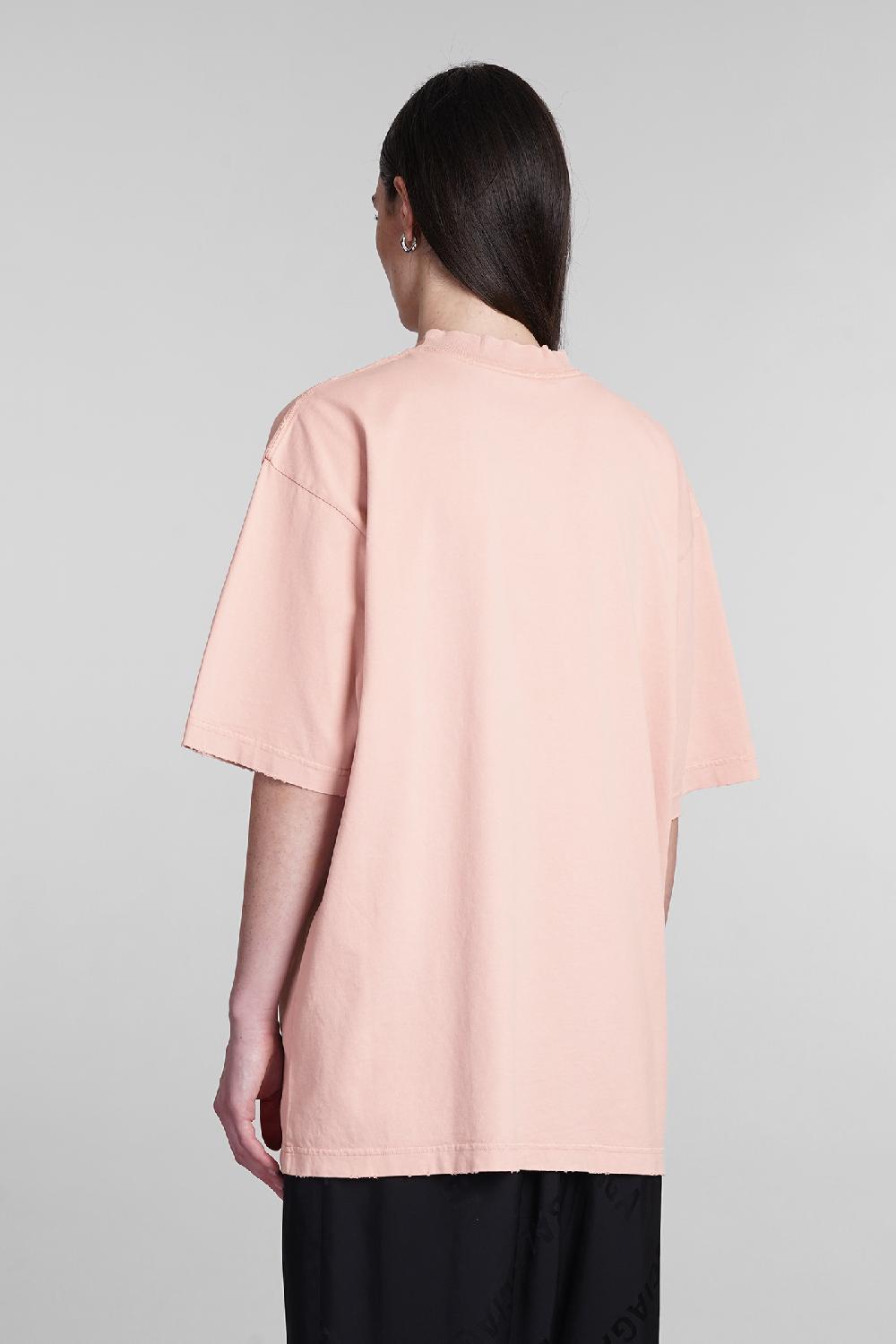 Deliberti Balenciaga T-shirt in cotone rosa cod. 394990 - Deliberti The Luxury Shopping Economico