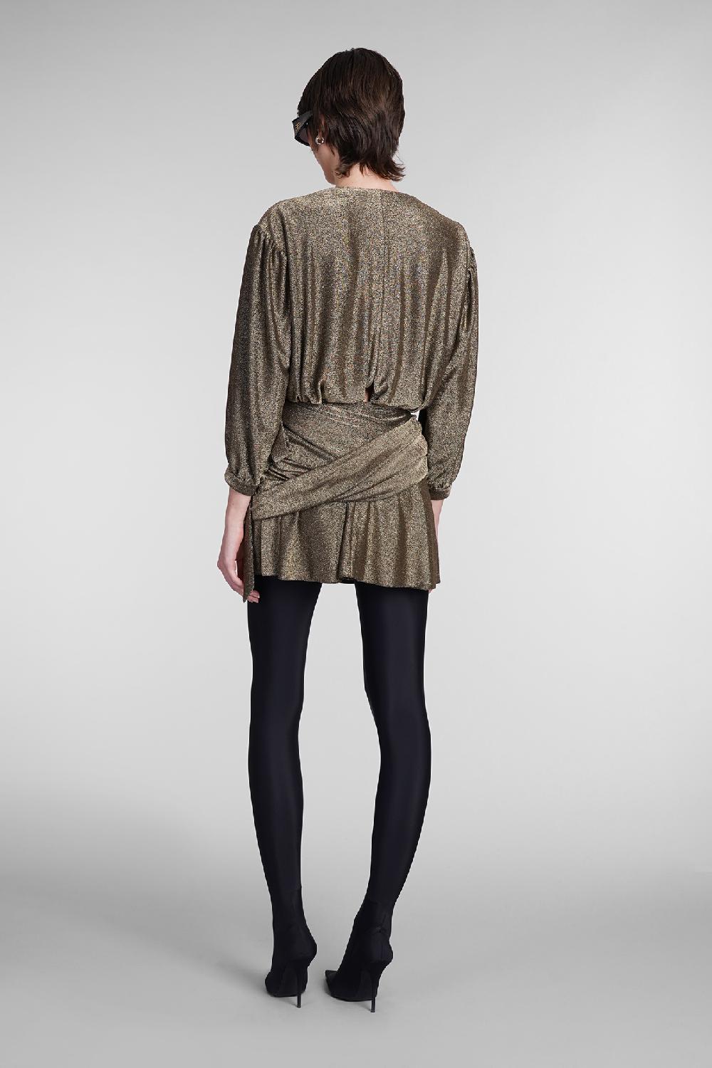 Deliberti Balenciaga Abito in viscosa oro cod. 393393 - Deliberti The Luxury Shopping Online