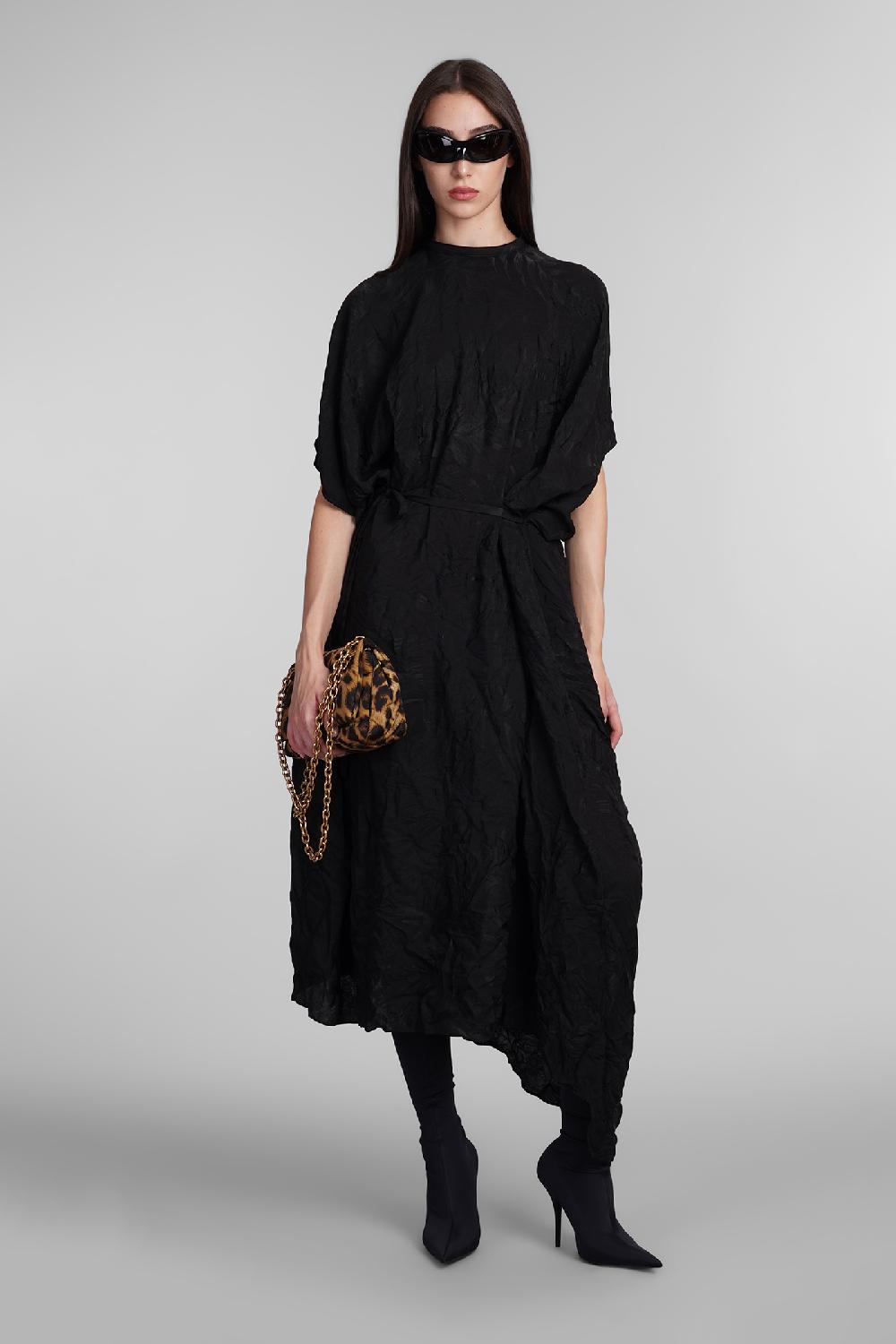 Deliberti Balenciaga Abito in seta nera cod. 406056 - Deliberti The Luxury Shopping In Vendita