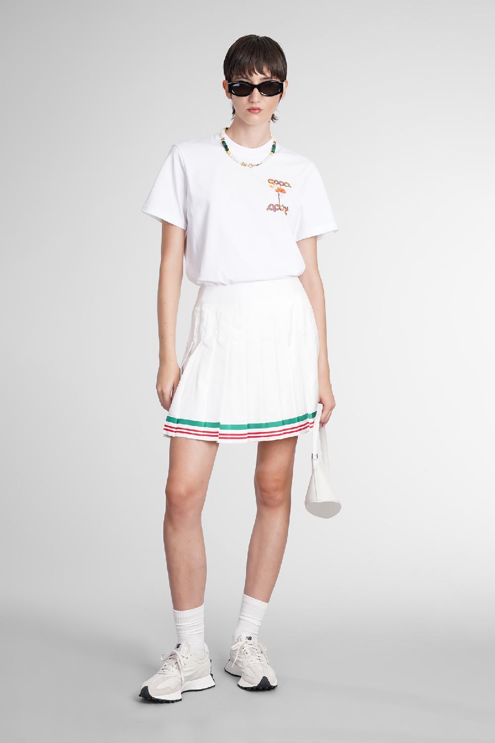 Deliberti Casablanca T-shirt in cotone bianco cod. 387112 - Deliberti The Luxury Shopping Hotsell